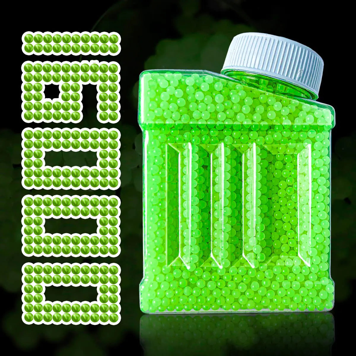 Glow in the Dark Gel Ball Blaster Ammo Refill