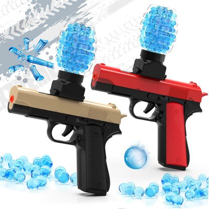 Splatter Gel Blaster Gun – RED & BEIGE